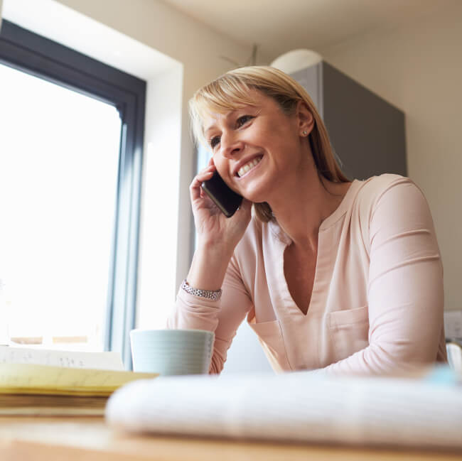 Woman On Phone